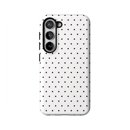 On the Dot | Black Polka Dot Case
