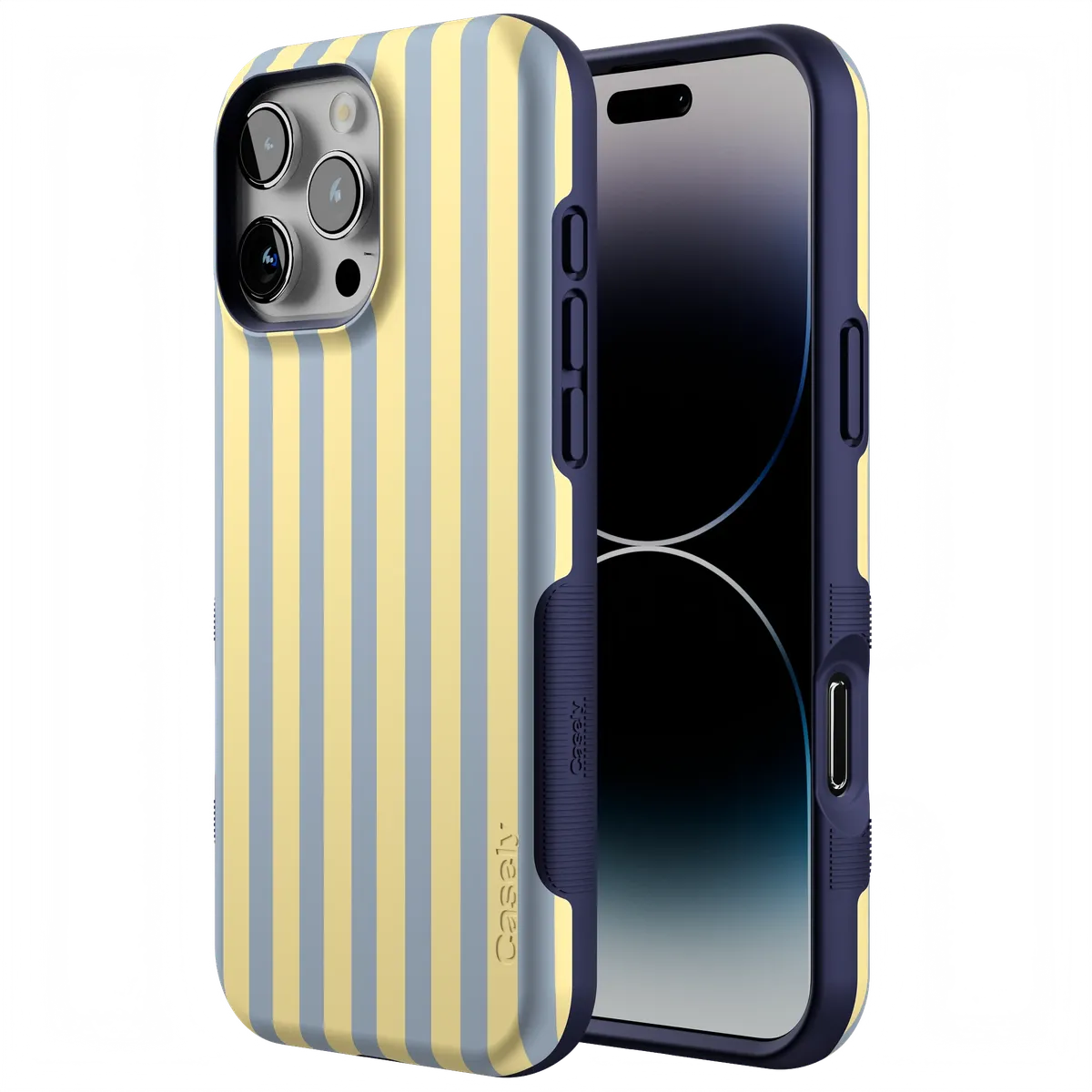 Coastline Stripes | Blue & Yellow Case