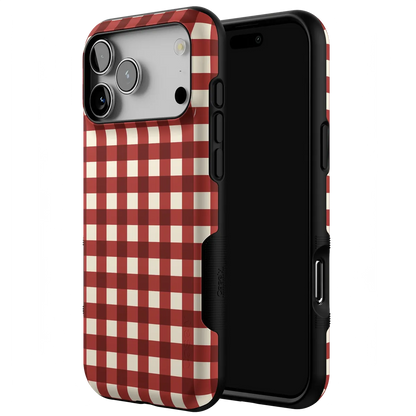 Checked Twice | Red Plaid Case