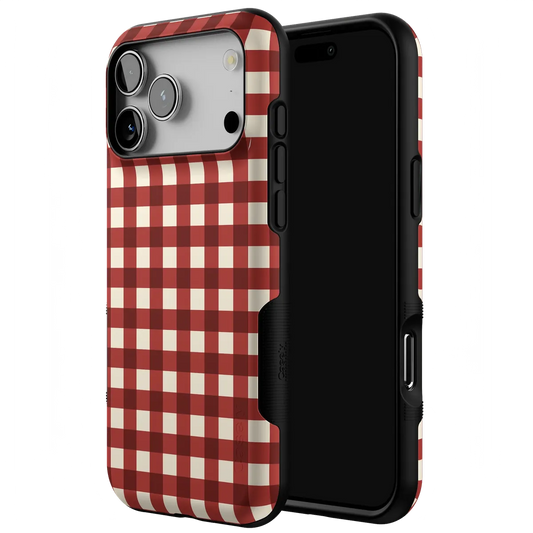 Checked Twice | Red Plaid Case