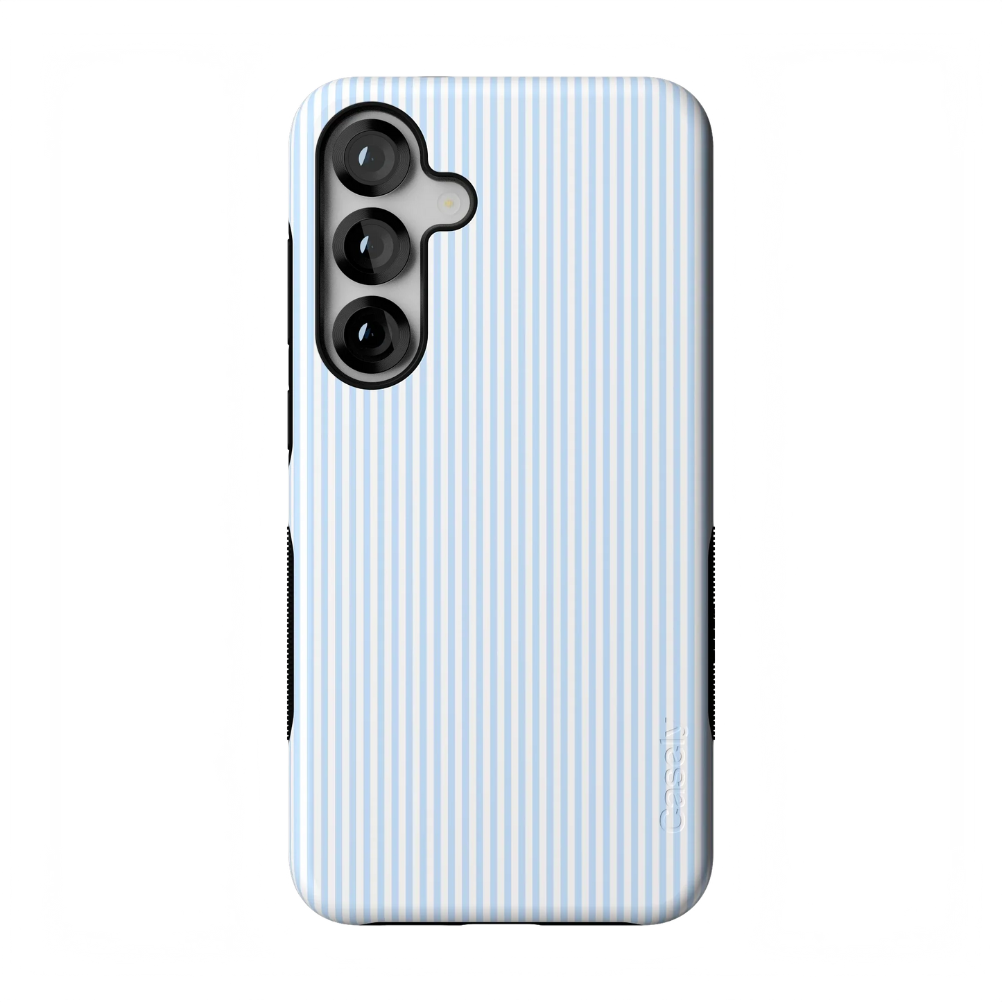 Stripes and the City | Light Blue Pinstripe Case - Galaxy S25 Plus
