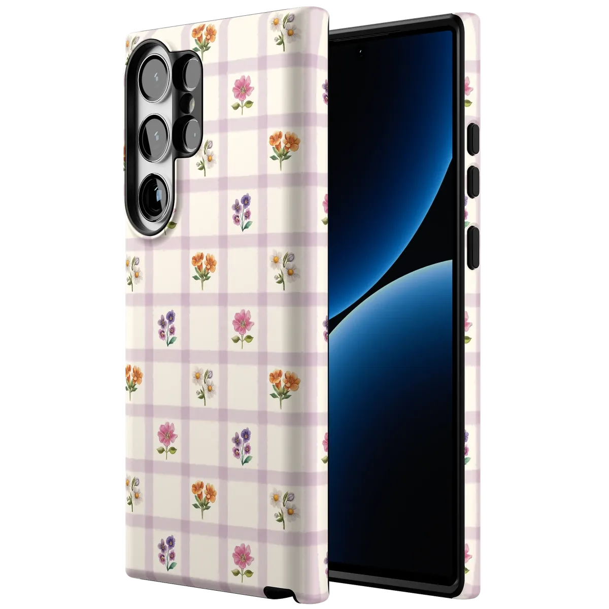 Meadow Check | Floral Gingham Case