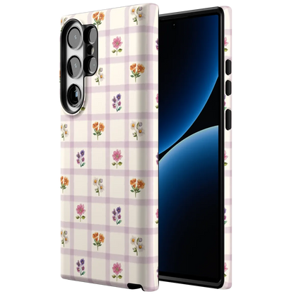 Meadow Check | Floral Gingham Case