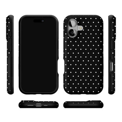 On the Dot | White Polka Dot Case