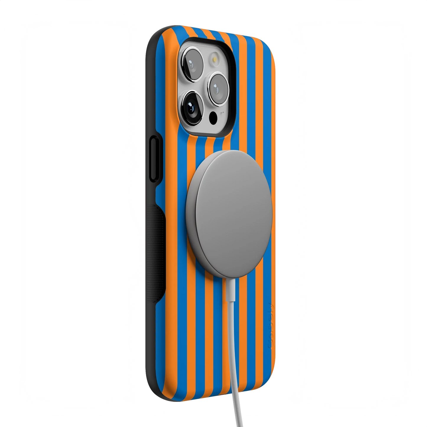 Go New York | Blue & Orange Stripes Case