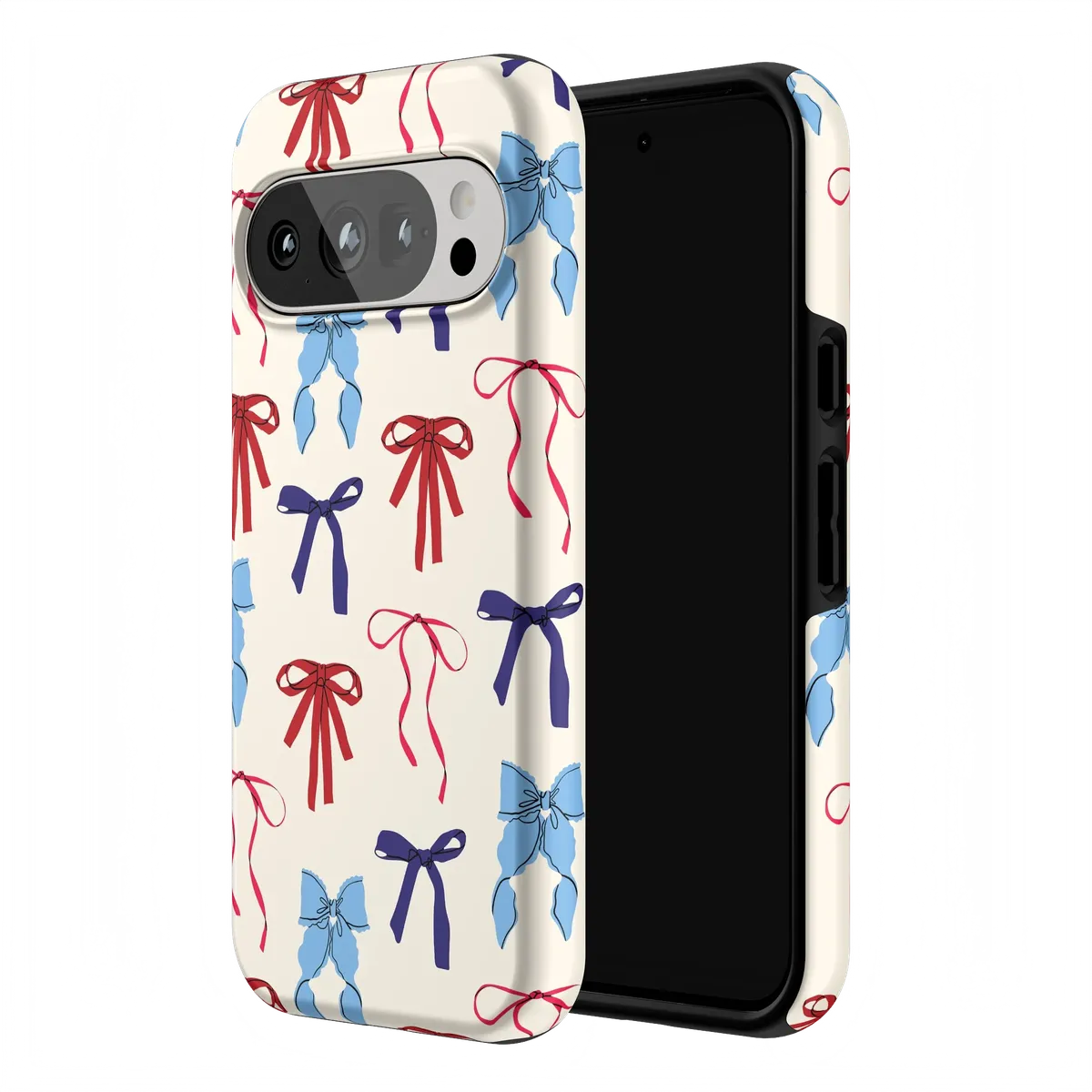 American Girlie | Red White & Blue Bows Case
