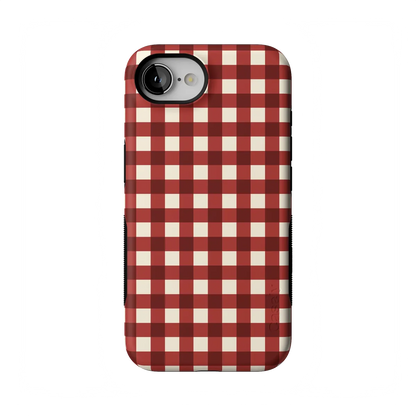 Checked Twice | Red Plaid Case