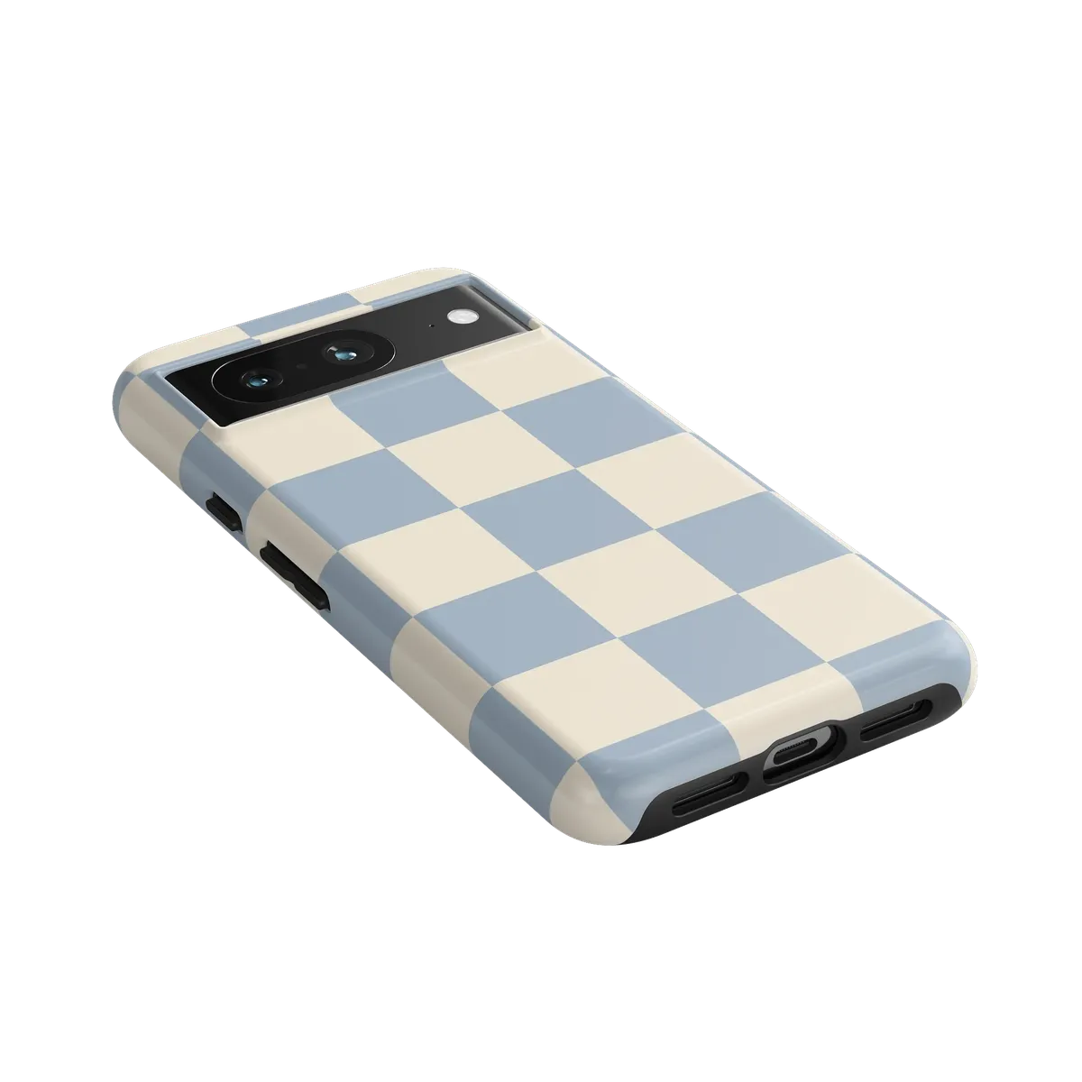 Fit Check | Light Blue Checkerboard Case