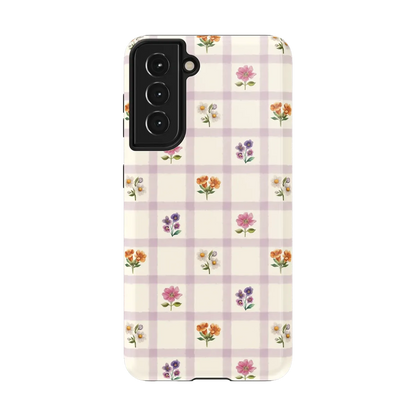 Meadow Check | Floral Gingham Case