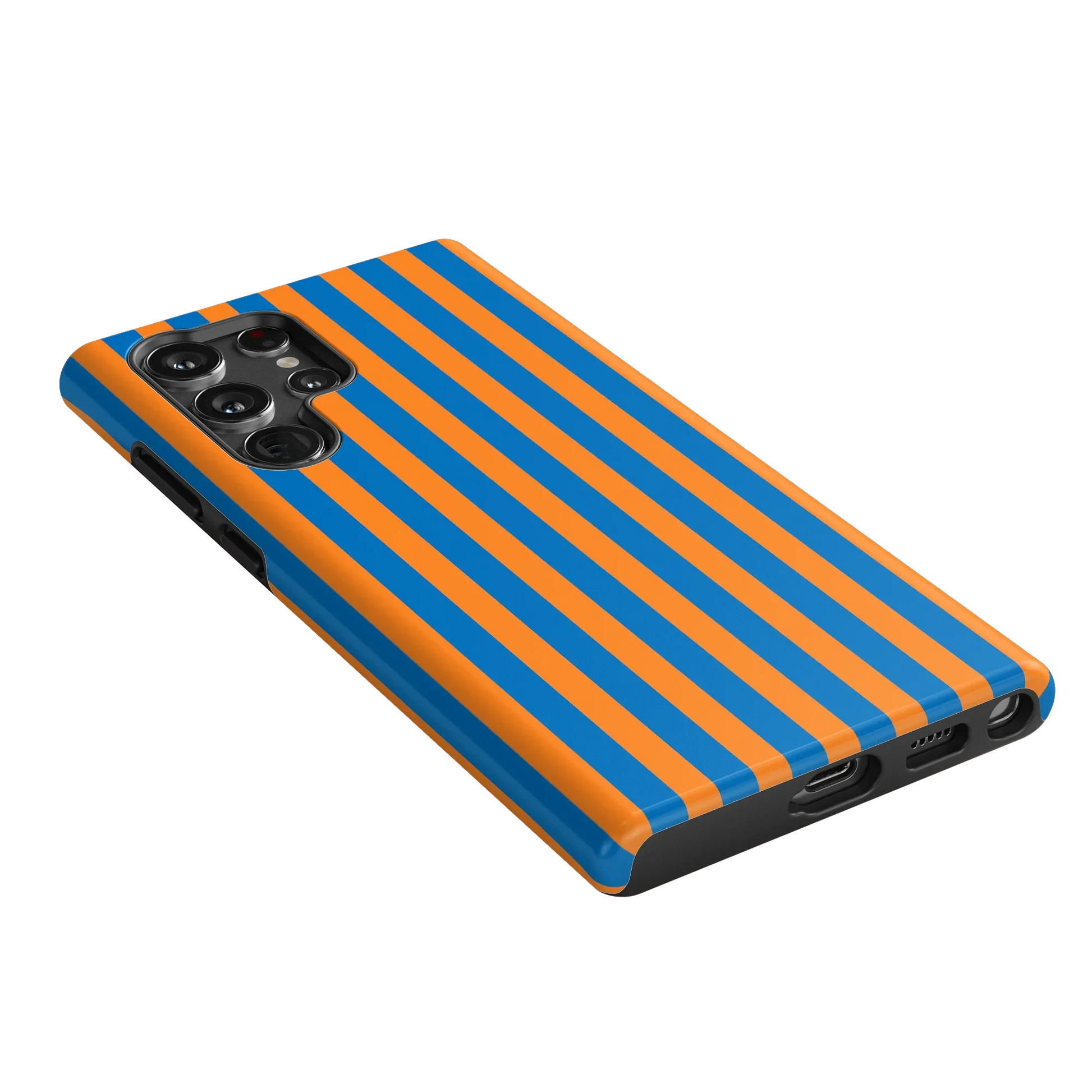 Go New York | Blue & Orange Stripes Case