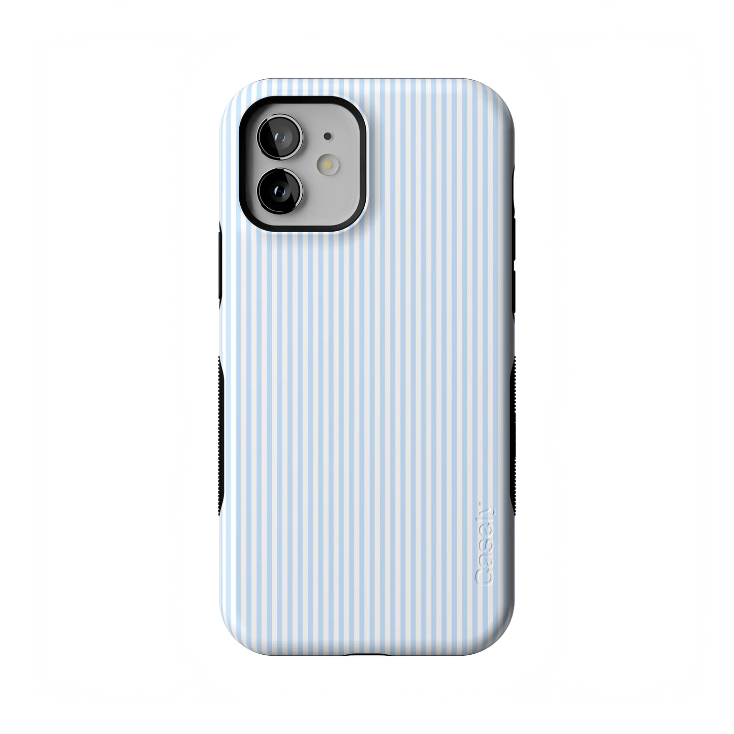 Stripes and the City | Light Blue Pinstripe Case - iPhone 12