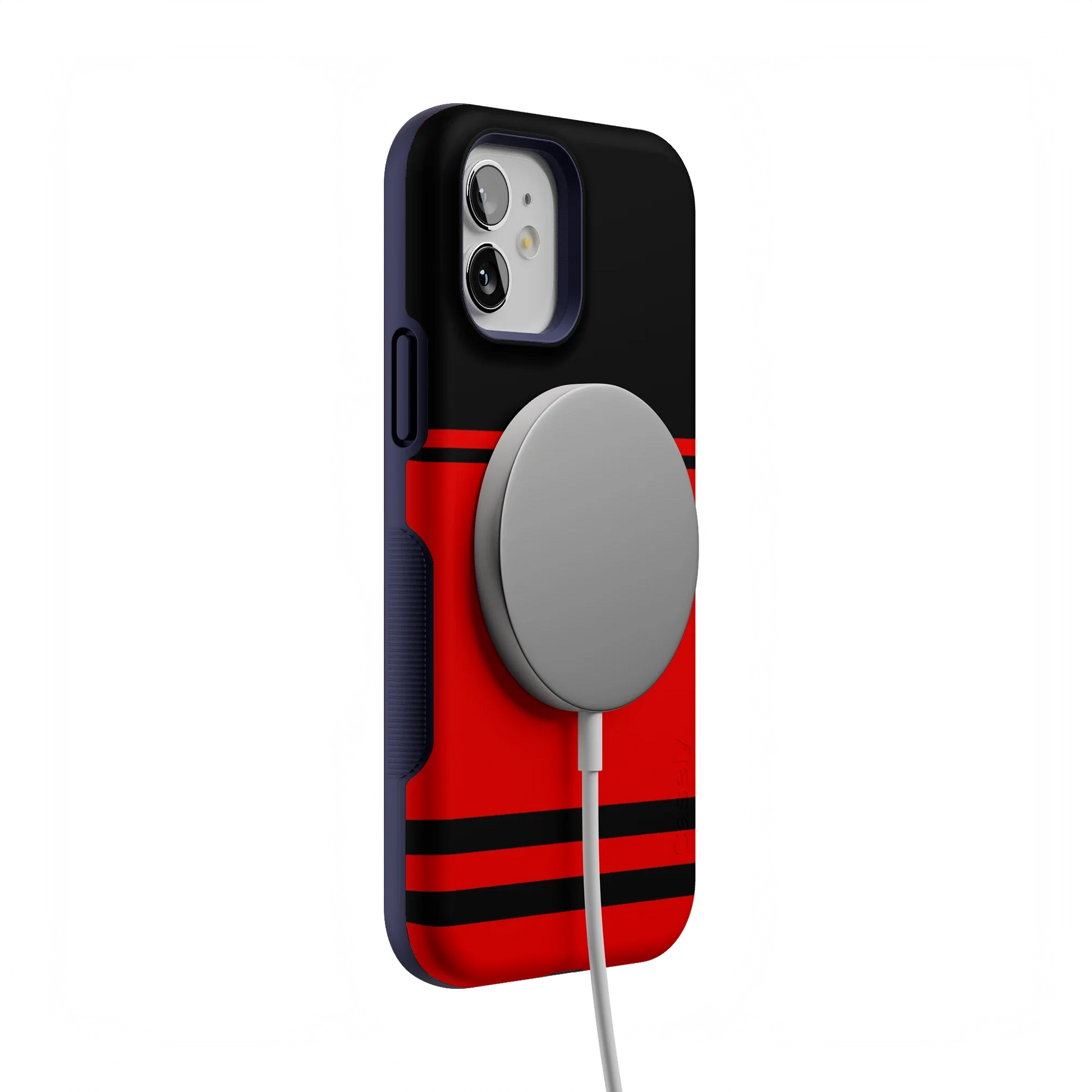 Storm Warning | Black & Red Stripes Case