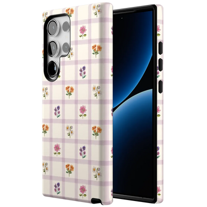 Meadow Check | Floral Gingham Case