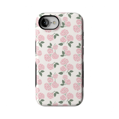 Nantucket Cottage | Pink Hydrangea Case - iPhone 16E