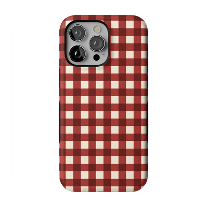 Checked Twice | Red Plaid Case