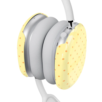 On the Dot | Yellow Polka Dot AirPods Max Case
