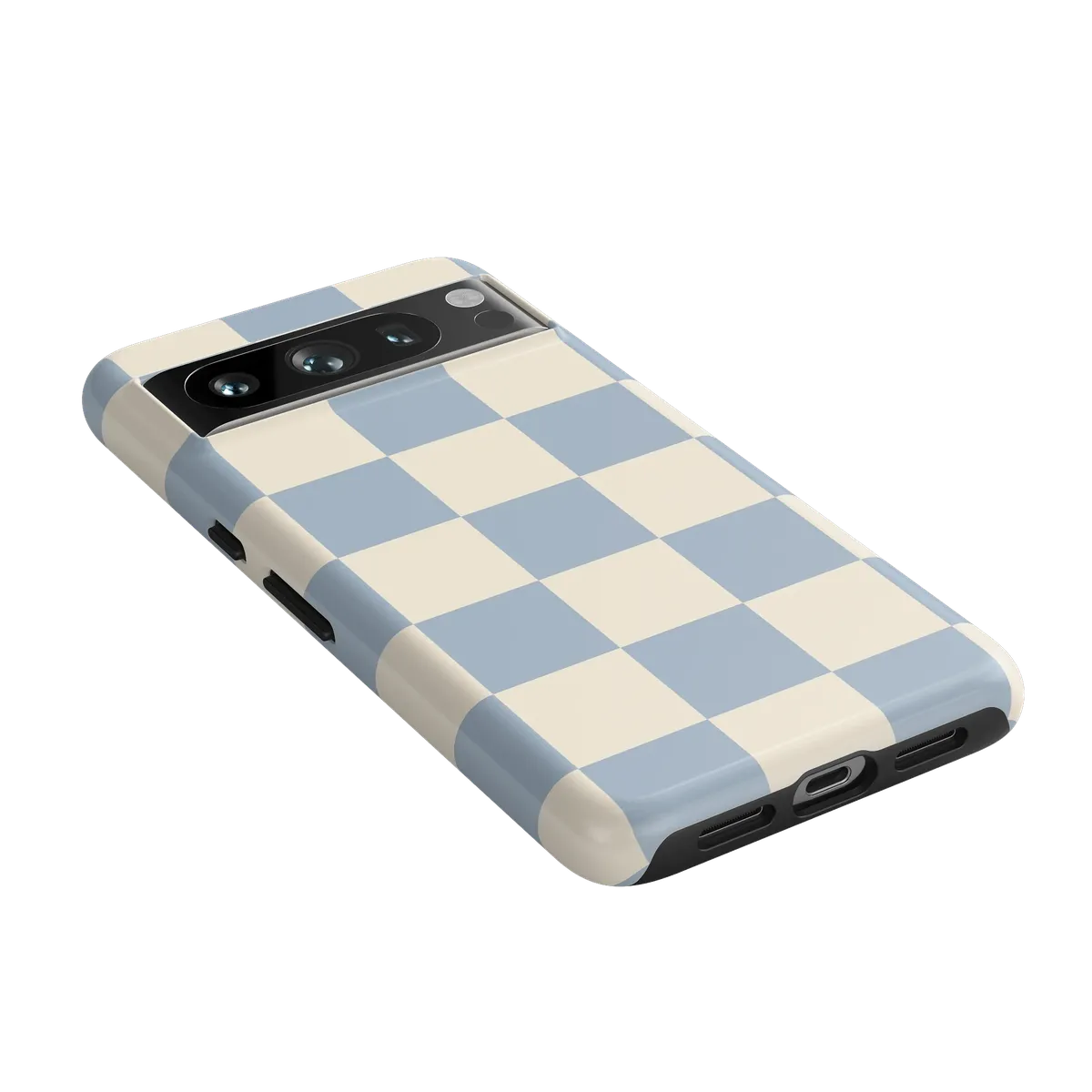 Fit Check | Light Blue Checkerboard Case
