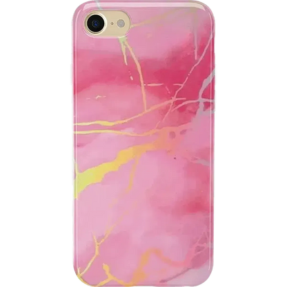You're the Cutest | Pink Marble Holo Case iPhone Case get.casely