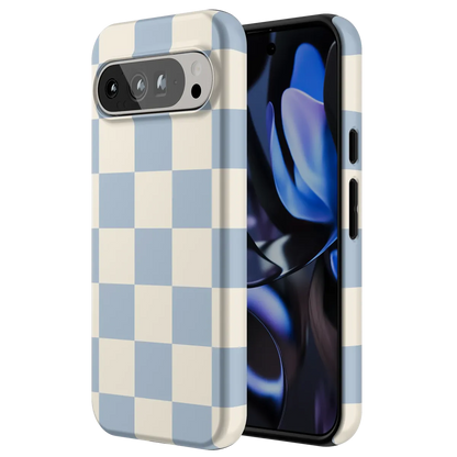 Fit Check | Light Blue Checkerboard Case