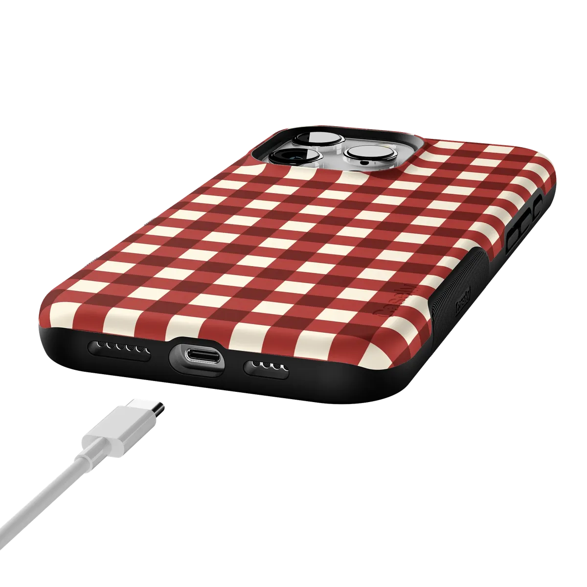 Checked Twice | Red Plaid Case