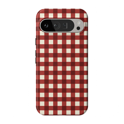 Checked Twice | Red Plaid Case